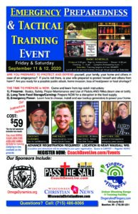 Emergency Preparedness & Tactical Training Event *SOLD OUT* @ Wisconsin
