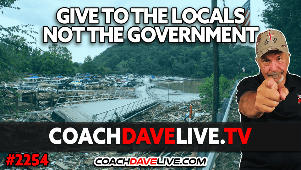 GIVE TO THE LOCALS, NOT THE GOVERNMENT | 10-4-2024