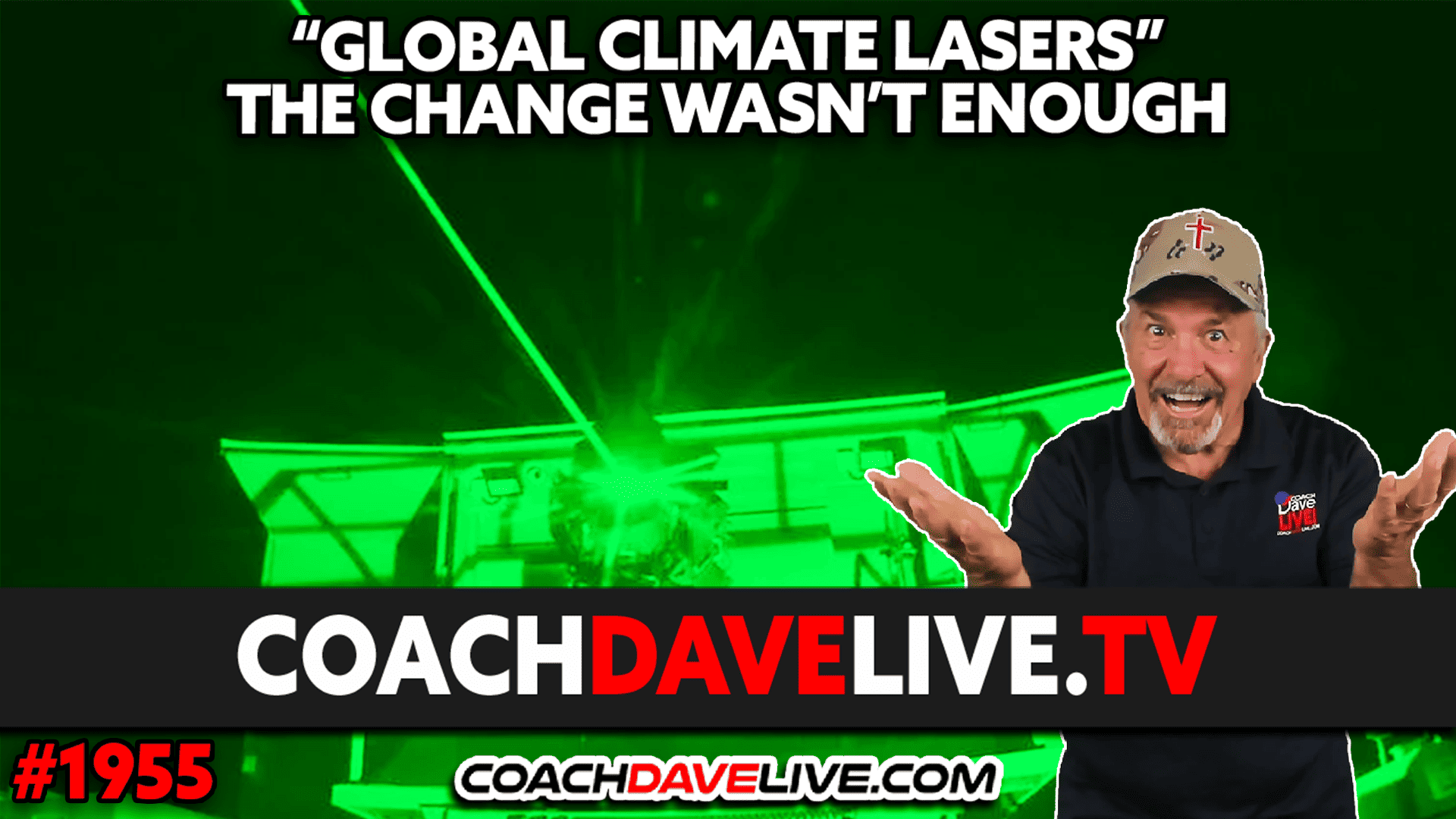 “GLOBAL CLIMATE LASERS” THE CHANGE WASN’T ENOUGH | 8-14-2023