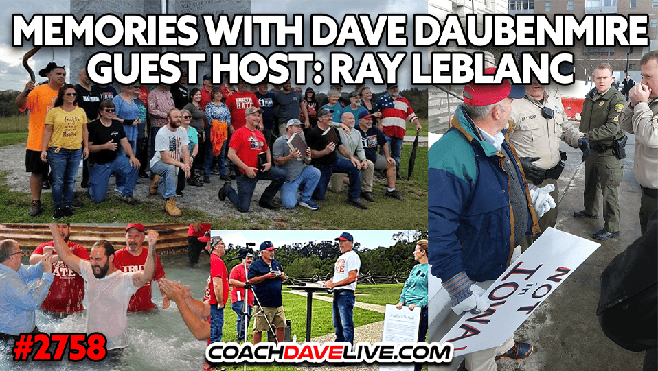 MEMORIES WITH DAVE DAUBENMIRE – GUEST HOST: RAY LEBLANC | 9-25-2026