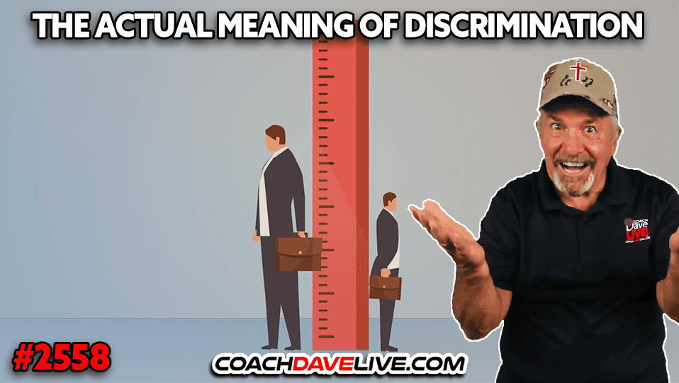 THE ACTUAL MEANING OF DISCRIMINATION | 12-12-2025