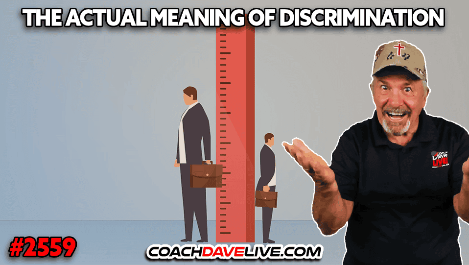THE ACTUAL MEANING OF DISCRIMINATION | 12-12-2025